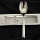 Cucchiaio metallo con manico strass CM 22.5 con scatola