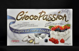 Confetti doppio cioccolato senza mandorla gusto Meringa ai Frutti di Bosco KG 1