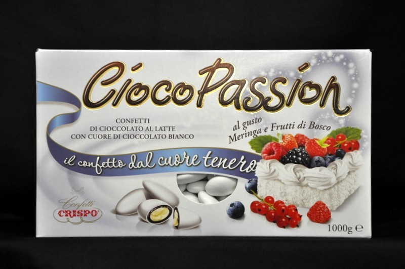 Confetti doppio cioccolato senza mandorla gusto Meringa ai Frutti di Bosco KG 1