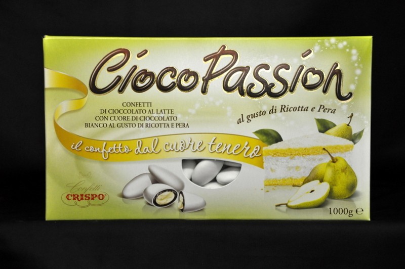 Confetti doppio cioccolato senza mandorla gusto Ricotta e Pera KG 1