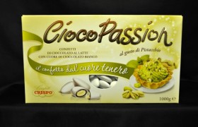 Confetto doppio cioccolato senza mandorla gusto pistacchio KG.1