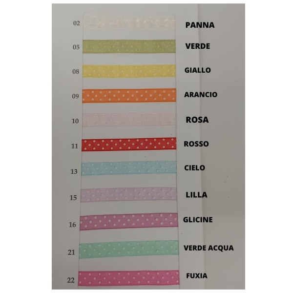 Nastro organza pois MM. 10 MT 50