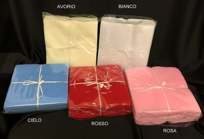 Tulle quadrato italiano CM 24x24 PACCO DA 500 PZ MADE IN ITALY