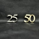 Applicazione metallo con strass 25° e 50°