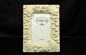 Cornice resina con conchiglie 10x15