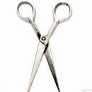 Forbici in metallo e argento cm. 5 MADE IN ITALY