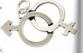 Ciondolo metallo e argento uomo/donna cm. 4. MADE IN ITALY