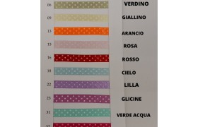 Nastro raso pois mm.10 mt.50
