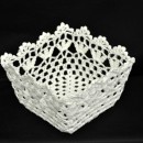 Cestino cotone uncinetto 12x12x9