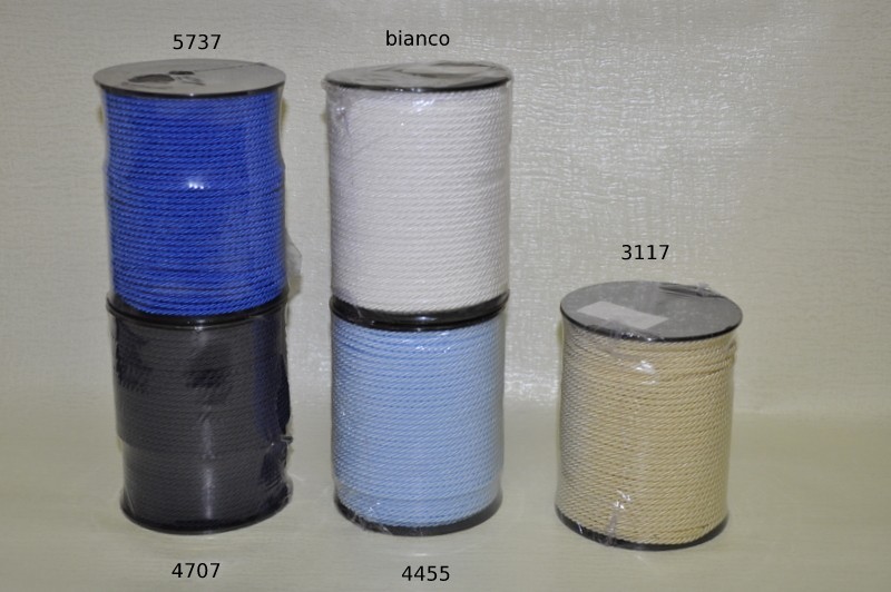 Nastro cordone italiano 3 capi MM. 3 MT.50.