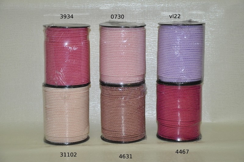 Nastro cordone italiano 3 capi MM. 3 MT.50.