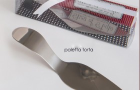 Paletta torta metallo con scatola