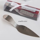 Paletta torta metallo con scatola