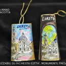 Tegola terracotta con immagine dipinta a mano PERSONALIZZABILE cm.10/13