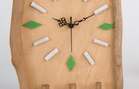 Orologio legno cm.24 con scatola