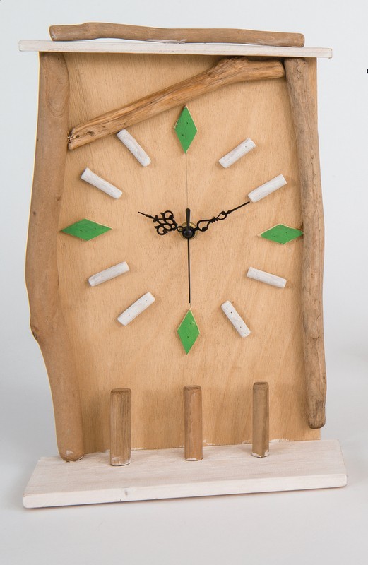 Orologio legno cm.24 con scatola