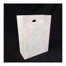 Bustina shopper carta bianca. 20x8 h.27