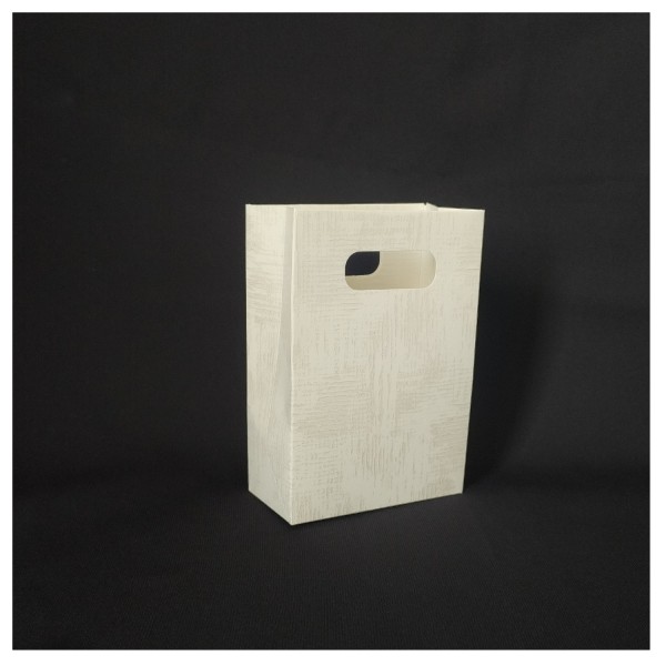 Bustina shopper carta bianca 13x7 h. 18