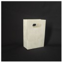 Bustina shopper carta bianca. 10x5 H 14.5