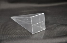 Scatola pvc trasparente forma cono CM 10