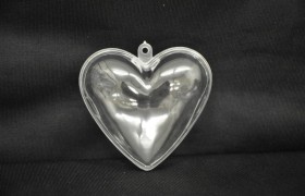 Scatola cuore plexiglas 7X7