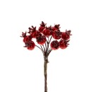 Bacca melograno cm.1,5 mazzo 12pz