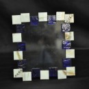 Portafoto vetro, pietre e strass tot. 16x14 MADE IN ITALY