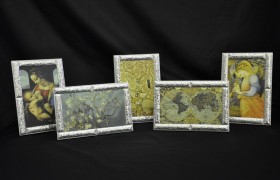 Quadretti cornice argento 13x18
