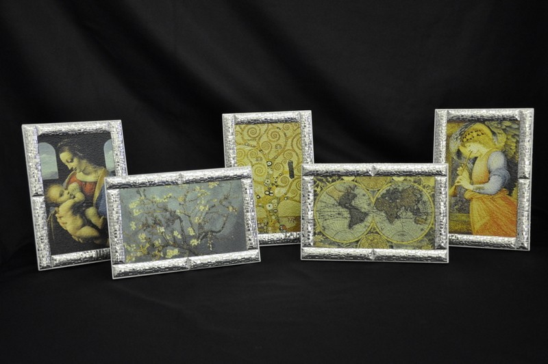 Quadretti cornice argento 13x18