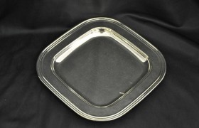 Piatto silver cm 20x20