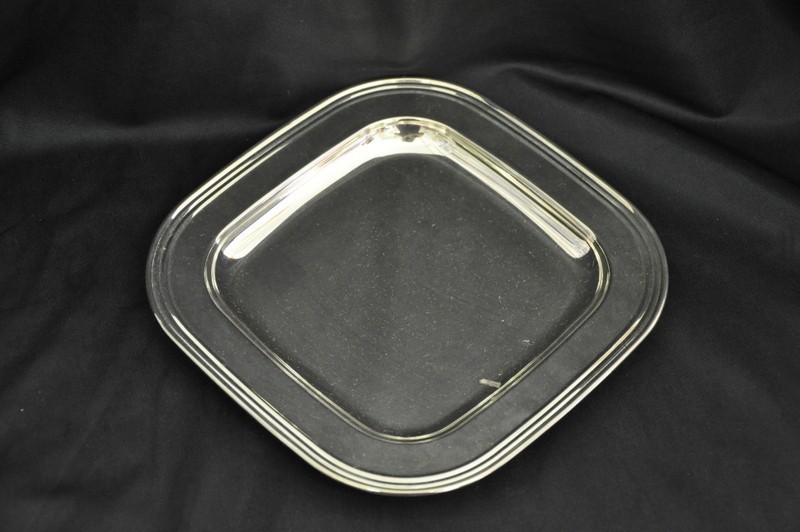 Piatto silver cm 20x20