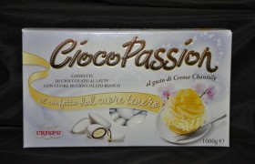 Confetto doppio cioccolato senza mandorla gusto Crema Chantilly KG.1