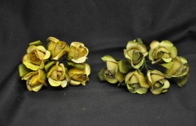 Bocciolo rosa di carta mazzo 6 pz