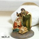 Mini natività in resina h.6,5 L.5