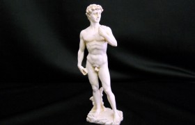 Statua David di Michelangelo in resina CM. 12.5