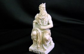Statua Mosè in resina CM 10