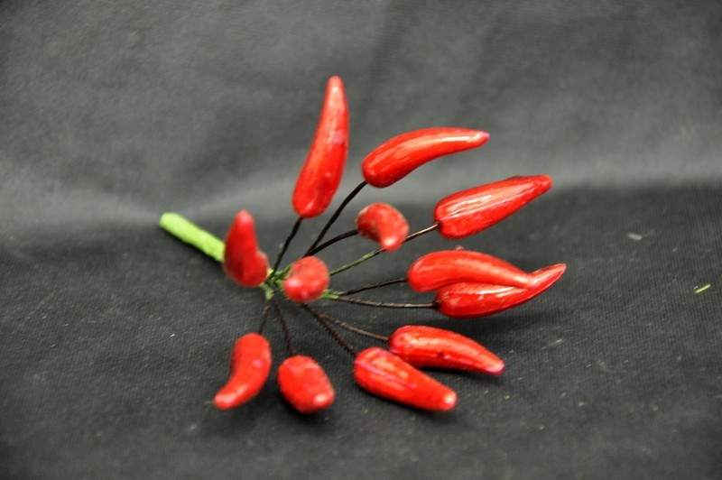 Peperoncino rosso mazzo 12 pz