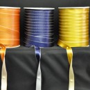 Nastro doppio raso bicolore panna 15mm x 80 metri