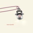Ciucciotto con spilla da balia rosa o azzurro, in ottone con bagno argento.MADE IN ITALY