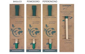 Penna eco-green con semi piantabili.ASS.3 CM15