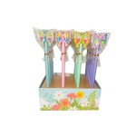 Matita con gomma farfalla.ASS.4 CM19
