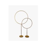 SET2PZ Struttura metallo a cerchio con base.DIAM.76 H1.90-DIAM.96 H.2.12 altezza regolabile