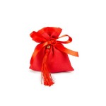 Sacchetto cotone con nappina.MIS.9X11CM