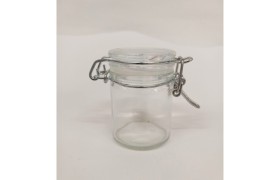 Barattolino in vetro trasparente cm.6