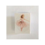 Magnete ceramica bianca ballerina.MIS.3X4CM