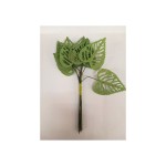 SET 12PZ Foglia tessuto traforato.CM.3x4