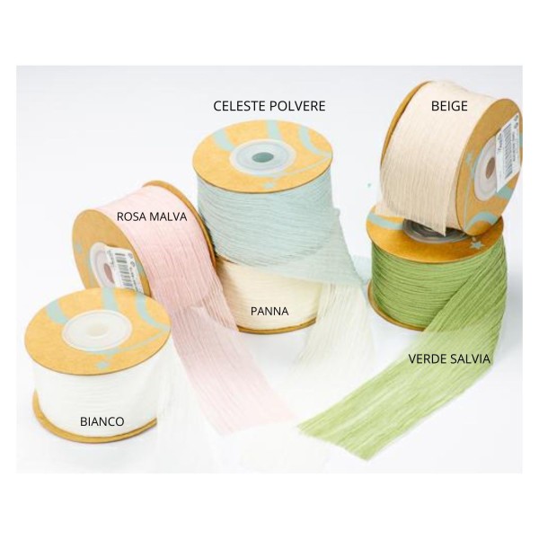 Nastro crinkle chiffon.MM.38 MT10