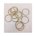 SET12PZ Cerchio metallo oro.DIAM.5CM