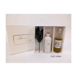 Box con oliera H.12CM con ramo,bottiglia olio oliva 100ML e shopper .