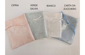 Sacchetto tessuto effetto marmorizzato.MIS.9X11CM